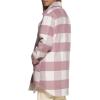 imageLevis Womens Wool Blend Sherpa Lined Long Shacket Standard ampamp Plus SizesMauve Plaid