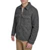 imageLevis mens 2chest Pocket Workwear ShacketBlack Wash Denim Diamond Quilt