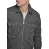 imageLevis mens 2chest Pocket Workwear ShacketBlack Wash Denim Diamond Quilt