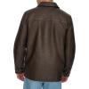 imageLevis mens 2chest Pocket Workwear ShacketBrown Faux Leather Filled