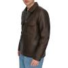 imageLevis mens 2chest Pocket Workwear ShacketBrown Faux Leather Filled