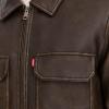 imageLevis mens 2chest Pocket Workwear ShacketBrown Faux Leather Filled