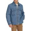 imageLevis mens 2chest Pocket Workwear ShacketMedium Wash Denim Filled