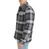 imageLevis mens Classic Plaid Shirt JacketGrey Black Plaid Filled