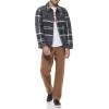 imageLevis mens Classic Plaid Shirt JacketGrey Indigo Plaid