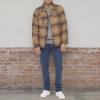 imageLevis mens Classic Plaid Shirt JacketJava Ombre Plaid