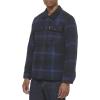 imageLevis mens Classic Plaid Shirt JacketNavy Ombre Plaid