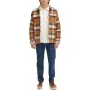 imageLevis mens Classic Plaid Shirt JacketPebble Navy Skater Plaid