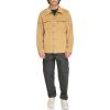imageLevis mens Classic Plaid Shirt JacketSand CorduroySherpa Lined