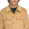 imageLevis mens Classic Plaid Shirt JacketSand CorduroySherpa Lined