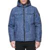 imageLevis mens Soft Shell Two Pocket Hooded Trucker JacketFaded Blue Bandana Sherpa