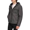 imageLevis mens Soft Shell Two Pocket Hooded Trucker JacketGraphite Heather Sherpa