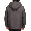 imageLevis mens Soft Shell Two Pocket Hooded Trucker JacketGraphite Heather Sherpa