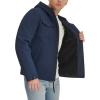 imageLevis mens Soft Shell Two Pocket Hooded Trucker JacketMidnight Sherpa