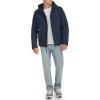 imageLevis mens Soft Shell Two Pocket Hooded Trucker JacketMidnight Sherpa