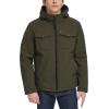 imageLevis mens Soft Shell Two Pocket Hooded Trucker JacketOlive Sherpa