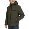 imageLevis mens Soft Shell Two Pocket Hooded Trucker JacketOlive Sherpa