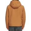 imageLevis mens Soft Shell Two Pocket Hooded Trucker JacketWorker Brown Sherpa