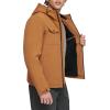 imageLevis mens Soft Shell Two Pocket Hooded Trucker JacketWorker Brown Sherpa