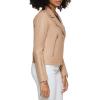 imageLevis womens Vegan Leather 538 Moto Jacket Regular ampamp Plus SizeBiscotti