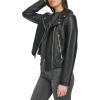 imageLevis womens Vegan Leather 538 Moto Jacket Regular ampamp Plus SizeBlack