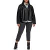 imageLevis womens Vegan Leather 538 Moto Jacket Regular ampamp Plus SizeBlack