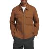 imageLevis mens 2chest Pocket Workwear ShacketWorker Brown