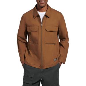 imageLevis mens 2chest Pocket Workwear ShacketWorker Brown