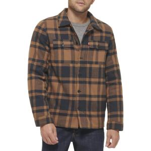 imageLevis mens Classic Plaid Shirt JacketBlue Buffalo Check