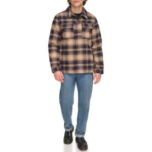 imageLevis mens Classic Plaid Shirt JacketDriftwood Plaid