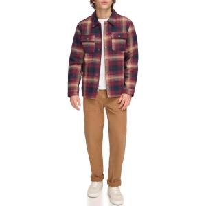 imageLevis mens Classic Plaid Shirt JacketRed Ombre Plaid
