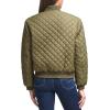 imageLevis Womens Diamond Quilted Bomber Jacket With Front Pockets  Regular ampamp Plus SizesArmy Green Sherpa Lined