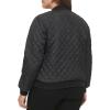 imageLevis Womens Diamond Quilted Bomber Jacket With Front Pockets  Regular ampamp Plus SizesBlack Sherpa Lined