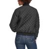 imageLevis Womens Diamond Quilted Bomber Jacket With Front Pockets  Regular ampamp Plus SizesBlack Sherpa Lined