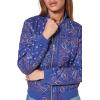 imageLevis Womens Diamond Quilted Bomber Jacket With Front Pockets  Regular ampamp Plus SizesBlue Bandana