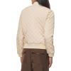 imageLevis Womens Diamond Quilted Bomber Jacket With Front Pockets  Regular ampamp Plus SizesCream Ivory