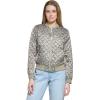 imageLevis Womens Diamond Quilted Bomber Jacket With Front Pockets  Regular ampamp Plus SizesGreen Faded Bandana