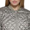imageLevis Womens Diamond Quilted Bomber Jacket With Front Pockets  Regular ampamp Plus SizesGreen Faded Bandana