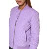 imageLevis Womens Diamond Quilted Bomber Jacket With Front Pockets  Regular ampamp Plus SizesLilac Mist