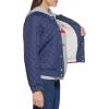 imageLevis Womens Diamond Quilted Bomber Jacket With Front Pockets  Regular ampamp Plus SizesNavy Sherpa Lined