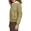 imageLevis Womens Diamond Quilted Bomber Jacket With Front Pockets  Regular ampamp Plus SizesOlive Tree