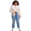 imageLevis Womens Diamond Quilted Bomber Jacket With Front Pockets  Regular ampamp Plus SizesPeach Blush