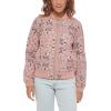 imageLevis Womens Diamond Quilted Bomber Jacket With Front Pockets  Regular ampamp Plus SizesRose Faded Bandana