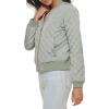 imageLevis Womens Diamond Quilted Bomber Jacket With Front Pockets  Regular ampamp Plus SizesSea Green