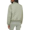 imageLevis Womens Diamond Quilted Bomber Jacket With Front Pockets  Regular ampamp Plus SizesSeafoam Sherpa Lined