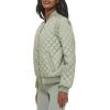 imageLevis Womens Diamond Quilted Bomber Jacket With Front Pockets  Regular ampamp Plus SizesSeafoam Sherpa Lined
