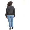 imageLevis Womens Diamond Quilted Bomber Jacket With Front Pockets  Regular ampamp Plus SizesShade Black