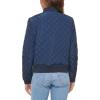 imageLevis Womens Diamond Quilted Bomber Jacket With Front Pockets  Regular ampamp Plus SizesWashed Navy