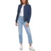 imageLevis Womens Diamond Quilted Bomber Jacket With Front Pockets  Regular ampamp Plus SizesWashed Navy