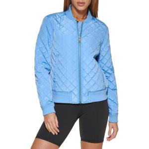 imageLevis Womens Diamond Quilted Bomber Jacket With Front Pockets  Regular ampamp Plus SizesDeep Blue